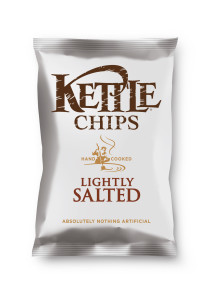 Kettle Chips are available in Lightly Salted, Sweet Chilli, Balsamic Vinegar & Sea Salt, Sour Cream & Sweet Onion and Sea Salt with Crushed Black Peppercorns