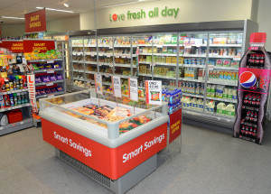 A strong value proposition is evident throughout the store