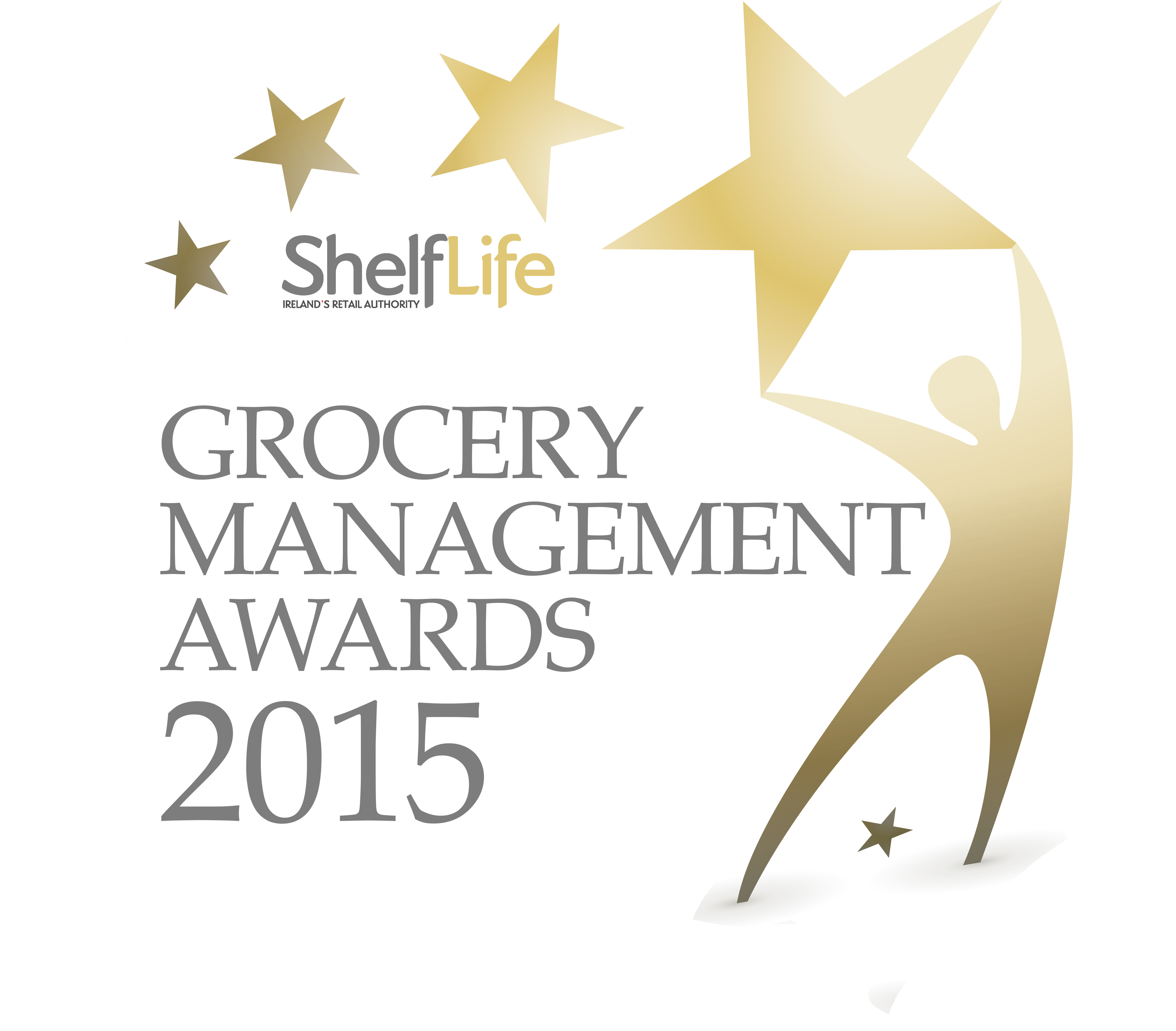 Logo for 2015 ShelLife Grocery Management Awards. Awarding excellence in the grocery retail industry.