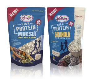 New Kelkin High Protein Muesli and Granola help make the healthy choice the easy choice