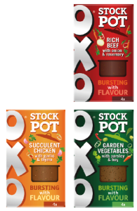 Oxo Stock Pots are made from a special blend of real meat juices, vegetables, herbs and seasoning