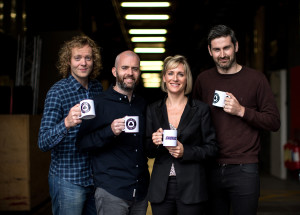 Second Captains Ken Early, Eoin McDevitt and Ciaran Murphy alongside Jane Chmara, Marketing Manager, Mars Ireland