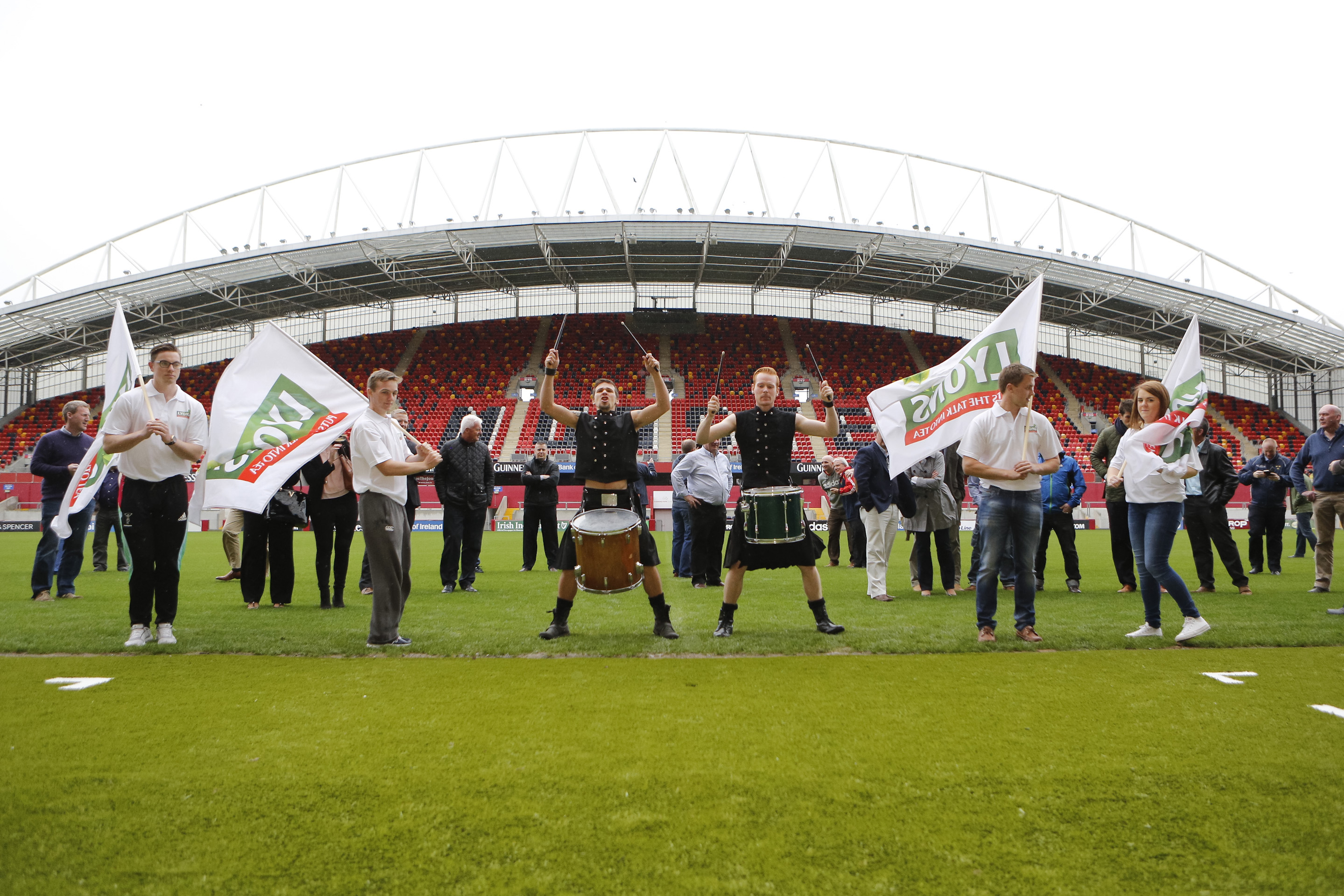A celebration at Thomond Park marked the launch of Lyons Team Talks