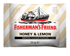 Fisherman’s Friend Honey & Lemon is the brand’s most popular variety