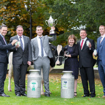 The O'Sullivans of Dunmanus, Co. Cork, celebrate their Quality Milk Award