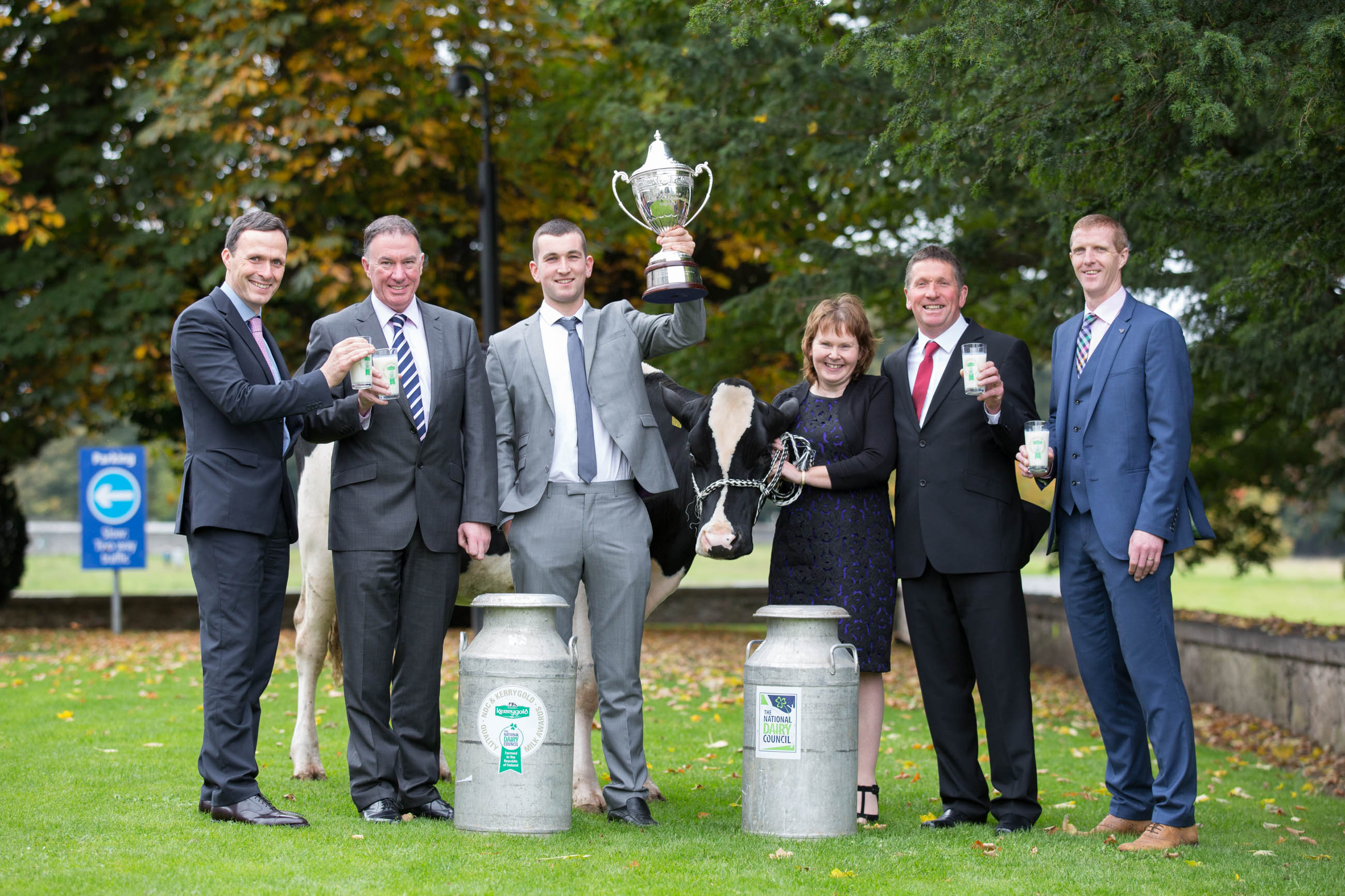 The O'Sullivans of Dunmanus, Co. Cork, celebrate their Quality Milk Award