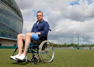 Stephen Cluskey has been wheelchair bound since the age of 18