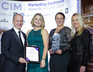 Pictured (L-R) Andrew Nethercott, director of brand marketing, Moy Park, Aisling McTeague, brand marketing assistant, Moy Park, Briege Finnegan, brand marketing manager, Moy Park and Judith Brannigan, co-founder of Libra Events