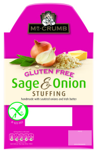 Mr. Crumb Gluten Free Sage & Onion Stuffing 200g has received strong feedback from consumers