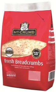Mr. Crumb Fresh Breadcrumbs, available in both 200g and 400g packs,  are ideal for the consumer looking to make their own stuffing or Christmas pudding