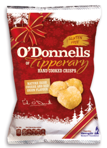 Cheerful Christmas packaging will help drive sales of O’Donnells crisps this year