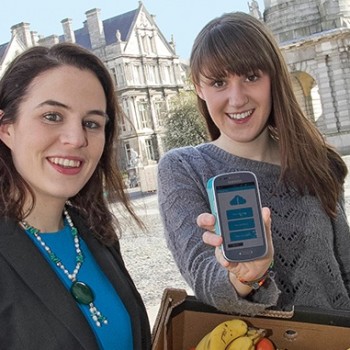 Aoibheann O' Brien, and Iseult Ward, co-founders of Foodcloud
