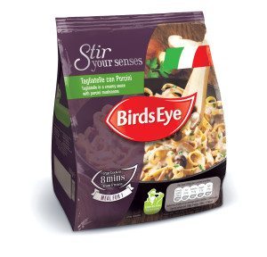 Birds Eye Stir Your Senses is a frozen ready meal that involves the consumer in the cooking process