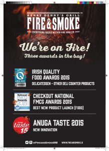 Since launch, Henry Denny’s Fire & Smoke has attracted 20% penetration, a 44% repeat purchase rate, 3.6% market share, over €3.5 million sales and three awards