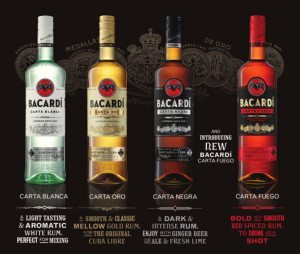 Bacardí is the world's number one selling rum