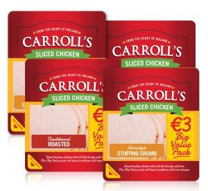 Carroll’s is helping consumers achieve greater variety in their lunchboxes by offering a choice of sliced chicken products