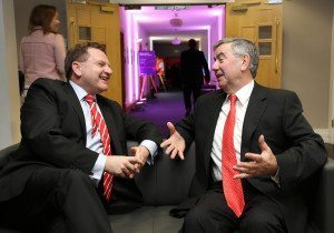 Ibec CEO, Danny McCoy chats with Irial Finan