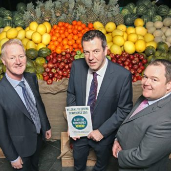 Ray Kelly, Ian Allen and John Brett pictured at the Centra National Conference in Killarney