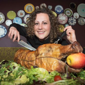 Heather Flaherty of Galway food emporium McCambridges at the Galway Food Festival, which will not take place in 2019