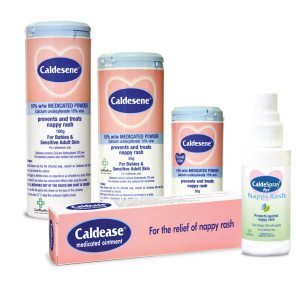 The Caldesene range now includes Caldesene Powder, Caldease Ointment and CaldeSpray