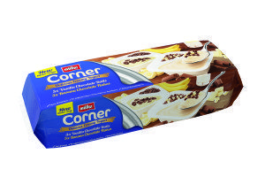 New packaging for Müller Crunch Corner and Fruit Corner will ensure the range has vibrant shelf appeal