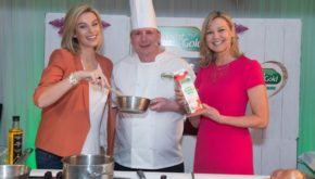 Pippa O'Connor, Joe Shannon and Paula Mee at the Connacht Gold Health & Wellbeing event