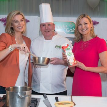 Pippa O'Connor, Joe Shannon and Paula Mee at the Connacht Gold Health & Wellbeing event