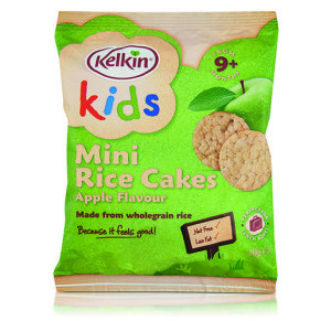 Kelkin Kids Organic Rice Cakes contain no artificial preservatives or colours, and only 17 calories per rice cake