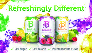 Ballygowan Sparklingly Fruity offers a range of low calorie, low sugar Ballygowan water drinks in a stylish can 