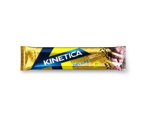 Kinetica Sports’ new Protein Deluxe bars are available in two flavours; Cookies & Cream and Chocolate Brownie