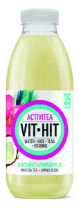 VitHit Activitea contains coconut water, B vitamins, Matcha tea and amino acids