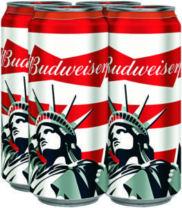 This summer Budweiser is launching limited-edition packaging that features the iconic silhouette of Lady Liberty to celebrate its American heritage