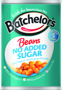 Batchelors’ No Added Sugar Baked Beans offer the same flavour but with reduced salt and sugar