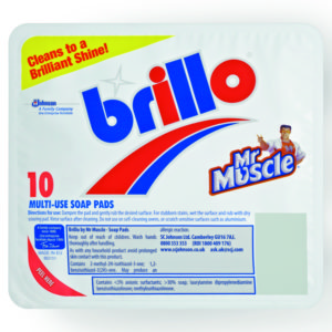 Consumers can ‘clean to a brilliant shine’ with Brillo pads from SC Johnson