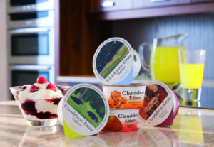 Clandeboye Estate uses milk from its own UK award-winning Holstein and Jersey herds to produce natural, Greek style and flavoured artisan yoghurts