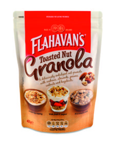 Flahavan’s Toasted Nut Granola is made with quality, locally sourced ingredients