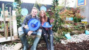 Nicky Byrne and Jenny Greene at The Aldi Marquee
