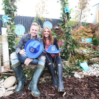 Nicky Byrne and Jenny Greene at The Aldi Marquee