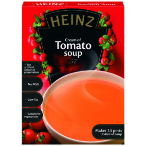 Heinz has launched a new 1.5 pint packet soup