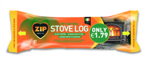 Zip’s 100% Natural Stove Log is made from Irish willow and natural wax, making it completely clean burning