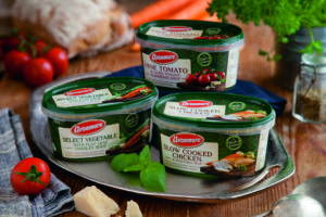Avonmore’s range is available in 400g, 700g and 1kg cartons with a re-closable cap, while the new premium soups come in a convenient portable tub