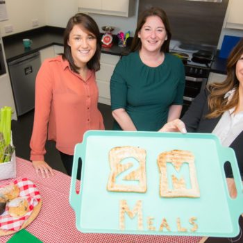 Iseult Ward, Co-founder and CEO of FoodCloud; Orla Gilroy, CEO of Daisyhouse and Christine Heffernan, ‎Director of Corporate Affairs at Tesco Ireland