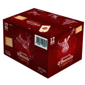 The O’Donnells gift box contains 12 bags of award-winning Cheese and Onion crisps
