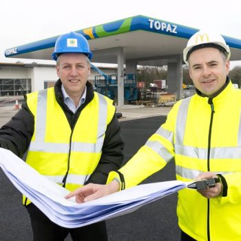 David Carahar, Engineering Manager, Topaz, Nigel Maguire, Head of Development, McDonalds., planning for the new site