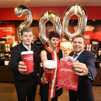 Seattle's Best Coffee has opened its 200th store in Frank Grant's Spar, Airside, Co. Dublin