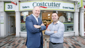 Paul Cotter (R) with Jim Barry