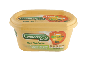 Offering the convenience of a tub format, Connacht Gold’s Half Fat real butter has continued to go from strength to strength year-on-year