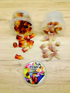 Tubs Sweets has a range of about 30 different lines, from the hugely popular Raspberry Bonbons to traditional favourites such as Dolly Mixtures and Clove Rock