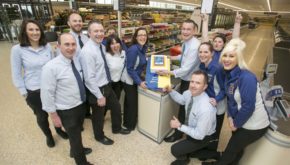 The team at Aldi Ennistymon celebrate the opening of the new store