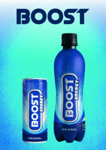 Boost’s 250ml can Original and Sugar Free, 500ml and 1 litre bottle, four can multi-pack and Sport Orange, Mixed Berry and Tropical Berry, comprise the brand’s core offer